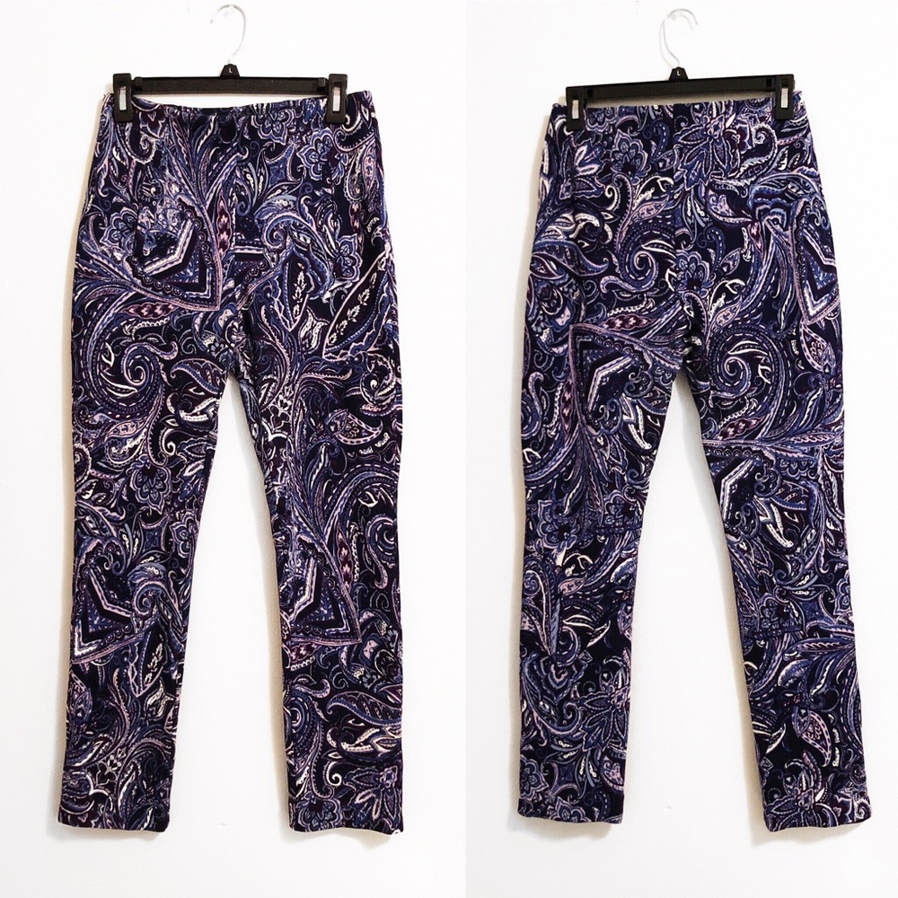 Chico’s | Beautiful Violet Pint Leggings - Picture 2 of 5